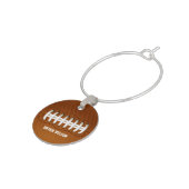 Sports Party football theme Wine Charm (Side)