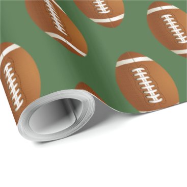 Sports Party football theme Wrapping Paper