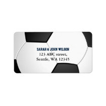 Sports Party Soccer theme address label