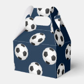 Sports Party Soccer theme Personalized favor box (Back Side)