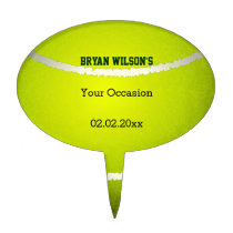 Sports Party Tennis theme Personalized Cake Pick