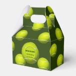 Sports Party Tennis Theme Personalized Favor Box at Zazzle