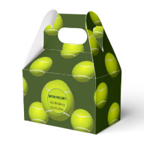 Sports Party Tennis theme Personalized favor box