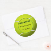 Sports Party Tennis theme Personalized stickers (Envelope)