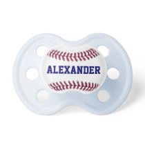 Sports Personalized Baseball Pacifier Sports Personalized Baseball Pacifier