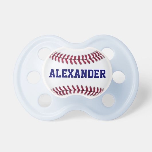 Sports Personalized Baseball Pacifier (Front)