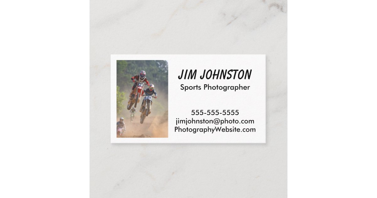 Sports Photography Business Card