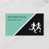 Sports Physical Therapist Business Card (Front)