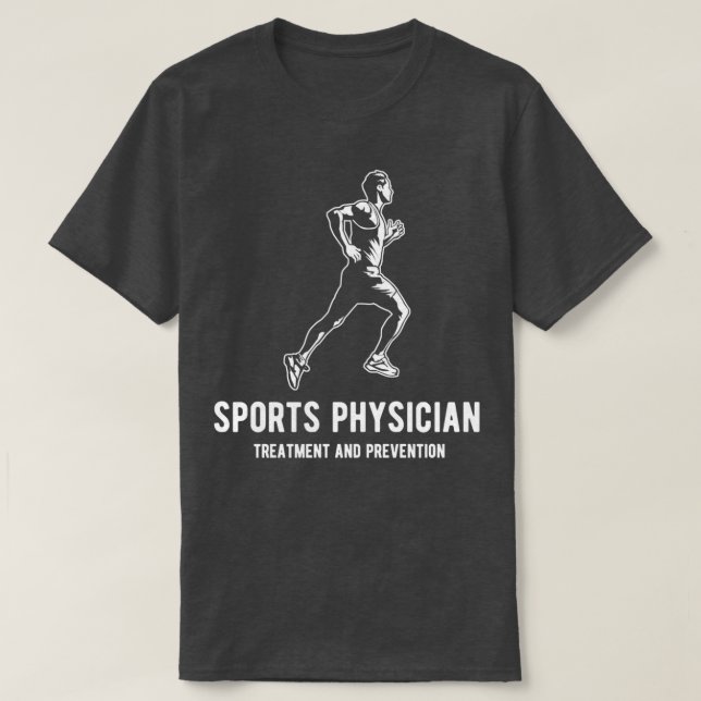 Sports Physician Fitness Medicine Doctor  T-Shirt (Design Front)