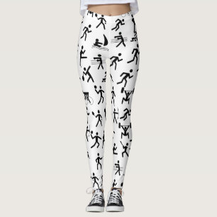 Sports Pictogram Leggings - Soft and Stretchy 