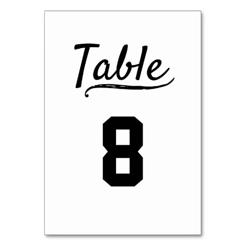 Sports Pub Grill Bar Restaurant Table Number