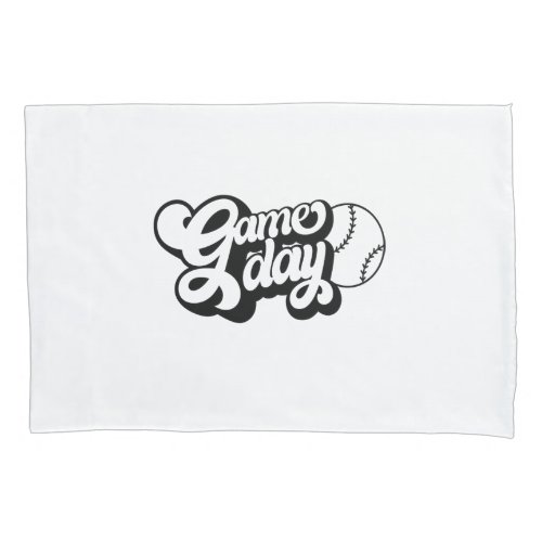 Sports quote game day pillow case