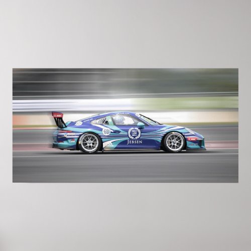 Sports Racing Car Poster