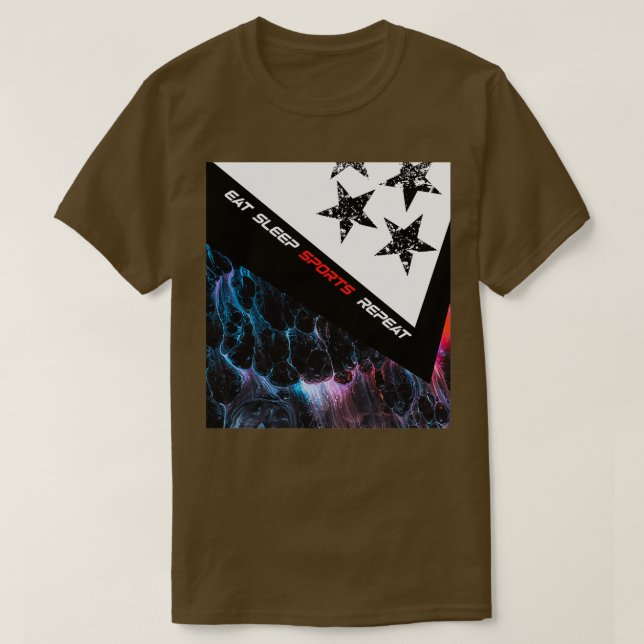 Sports red and black lava rock design T-Shirt (Design Front)