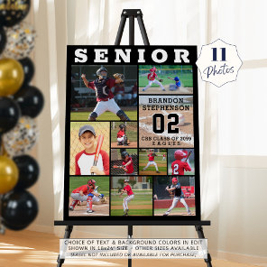 Sports Senior Night 11 Photo Collage Personalized Foam Board