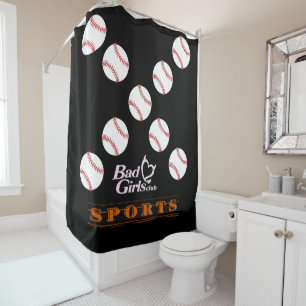 Sports shower curtain
