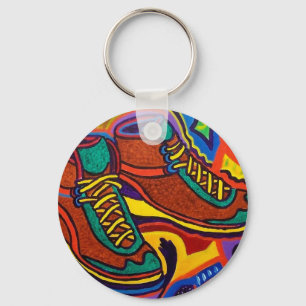 Sports Sneakers by Piliero Keychain