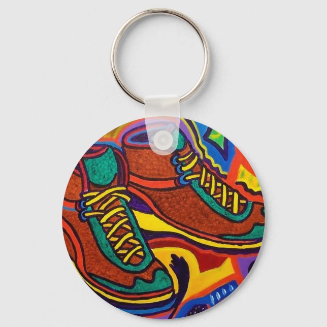 Sports Sneakers by Piliero Keychain (Front)