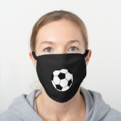 Sports Soccer Athletic Black Cotton Face Mask (Worn)