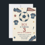 Sports Soccer birthday invitation for boys<br><div class="desc">Sports Soccer birthday invitation for boys</div>