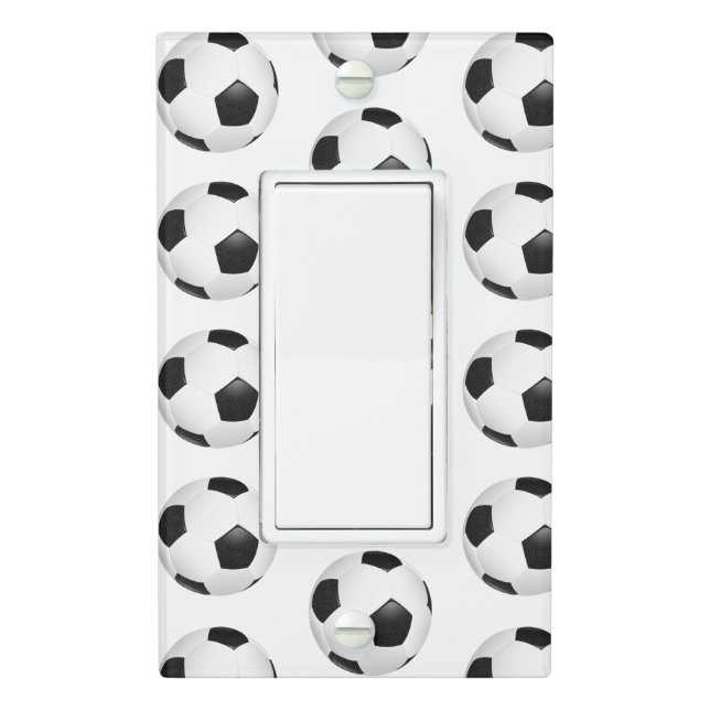 Sports Soccer Light Switch Cover (In Situ)