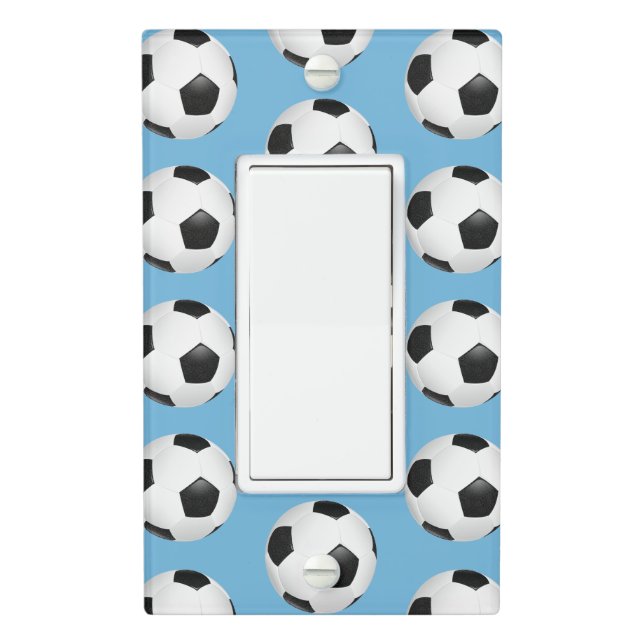 Sports Soccer Light Switch Cover (In Situ)