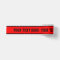 SPORTS STRIPES - Red Black White + your text
