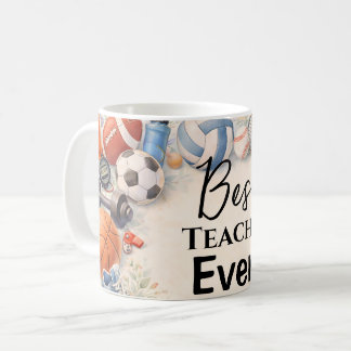 Sports Teacher Thank You Gift End of School Year Coffee Mug
