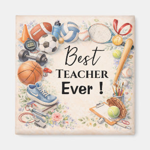 Sports Teacher Thank You Gift End of School Year Magnet