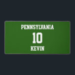 Sports Team Fan Personalized Desk Mat<br><div class="desc">Sports Team Fan Personalized Desk Mat</div>