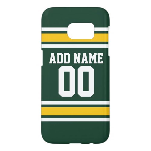 Sports Team Football Jersey Custom Name Number Samsung Galaxy S7 Case