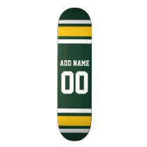 Sports Team Football Jersey Custom Name Number Skateboard Sports Team Football Jersey Custom Name Number Skateboard