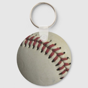 Sports Team Game Ball Baseball Field Coach Art Keychain