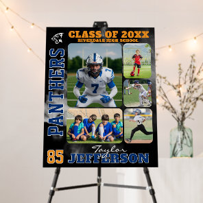 Sports Team High School Senior Picture Collage Foam Board