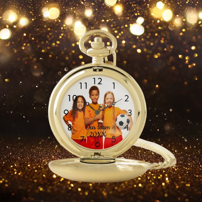 Sports team kids soccer football pocket watch (Creator Uploaded)