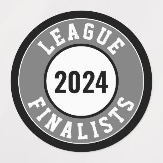 Sports Team League Division Finalists Helmet Label