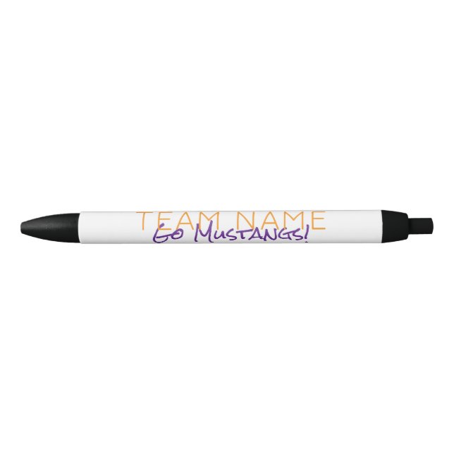Sports Team NAME Modern School Spirit Fans Pen (Front)
