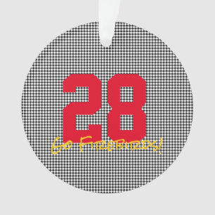Sports Team Number Name Player Photo Fan Club Ornament