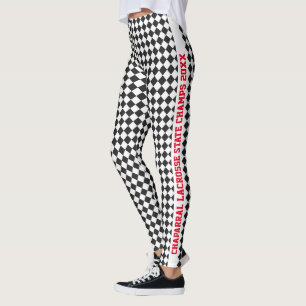 Sports Team Spirit School Colors Fan Club Event Leggings