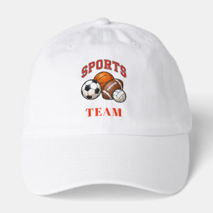 🏀 Sports Team Staff Typography 👕 Hat