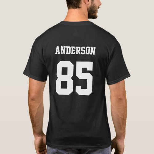 Sports Team with Name and Team Number T_Shirt