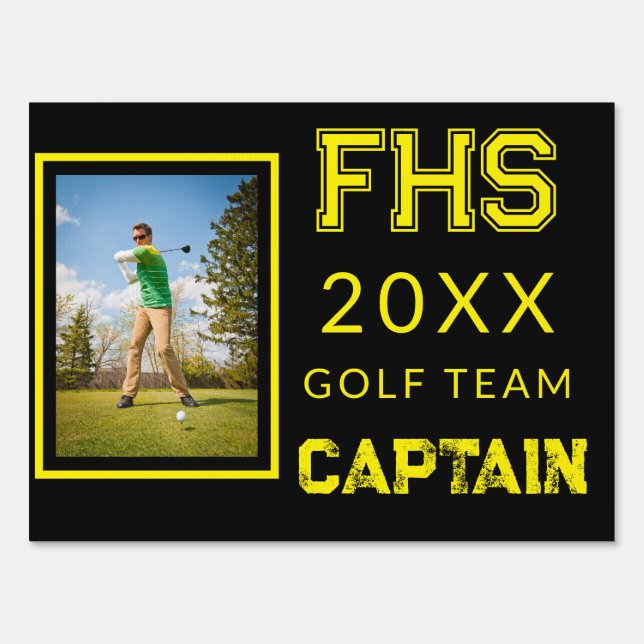 Sports Team Yard Sign (Front)