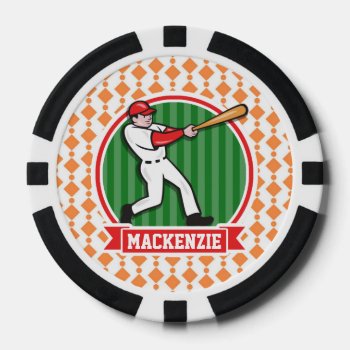 Sports Template Poker Chips by SportsWare at Zazzle