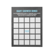 SPORTS THEME baby shower BINGO GAME Notepad