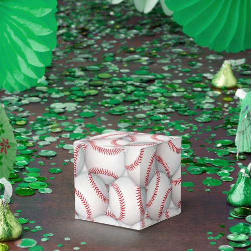 Sports Theme Baseball Birthday Favor Boxes