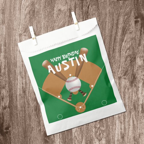 Sports Theme Baseball Coasters Favor Bag