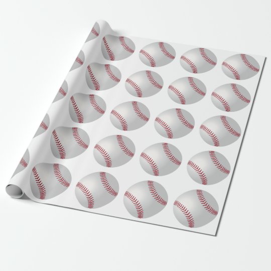 Baseball Wrapping Paper
 Sports Theme Baseball Wrapping Paper