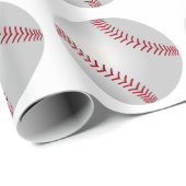 Sports Theme Baseball Wrapping Paper (Roll Corner)