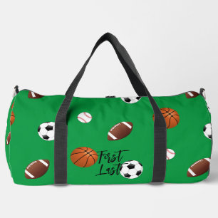 Sports Theme Duffle Bag HAMbWG