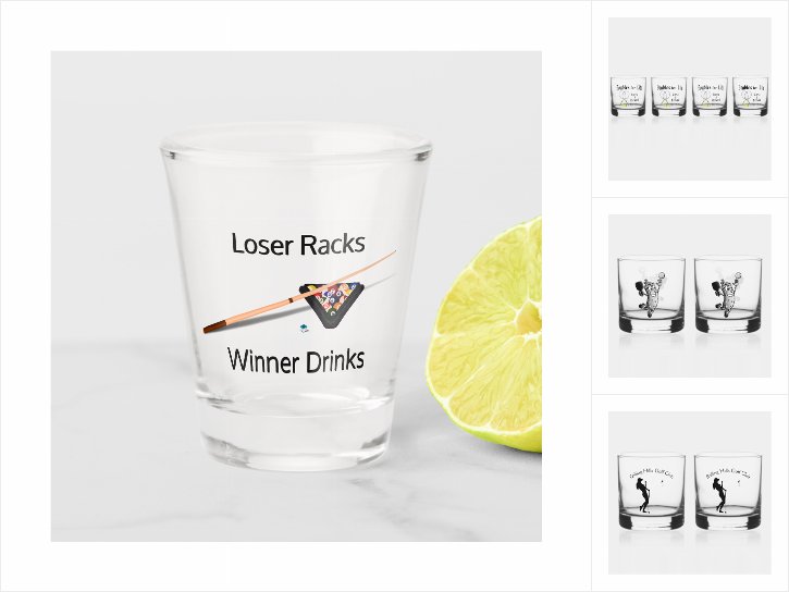 Sports Theme Glasses